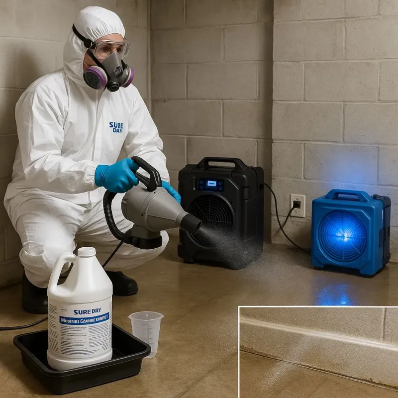 Sanitization and Odor Removal process in Goulding, FL